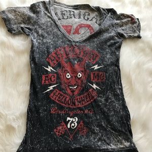Reversible Affliction T-Shirt.